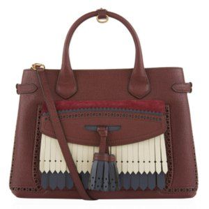 New Burberry Broguing/Fringed Pocket Medium Banner